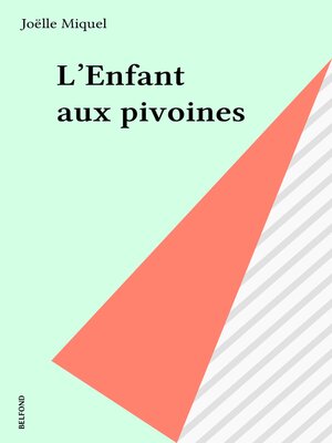 cover image of L'Enfant aux pivoines